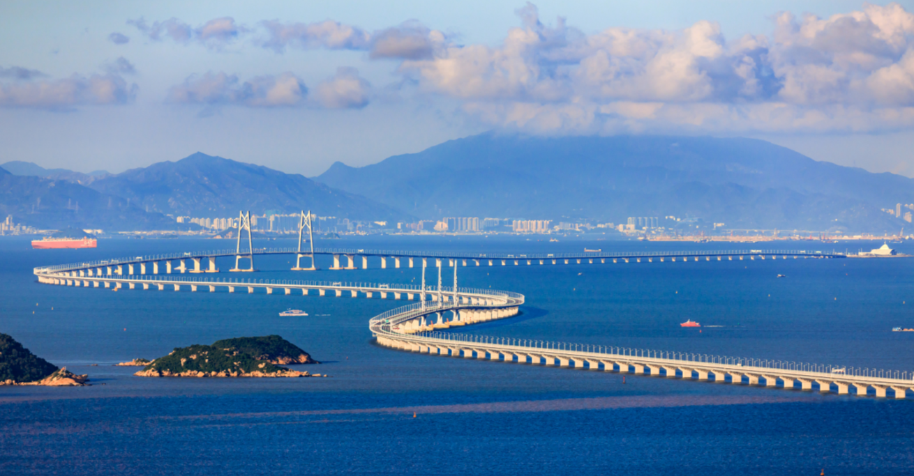 港珠澳大桥全景 港珠澳大桥作为连接粤港澳三地的超级工程 港珠澳大桥全景 港珠澳大桥作为连接粤港澳三地的超级工程